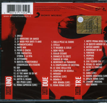 ANTONELLO VENDITTI -TUTTO ( 3CD )